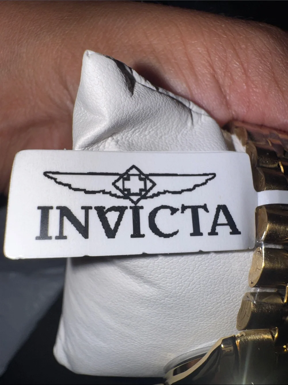 Invicta Celestial 69174 Men’s 36mm Gold Tone Turquoise Blue Dial Quartz Watch